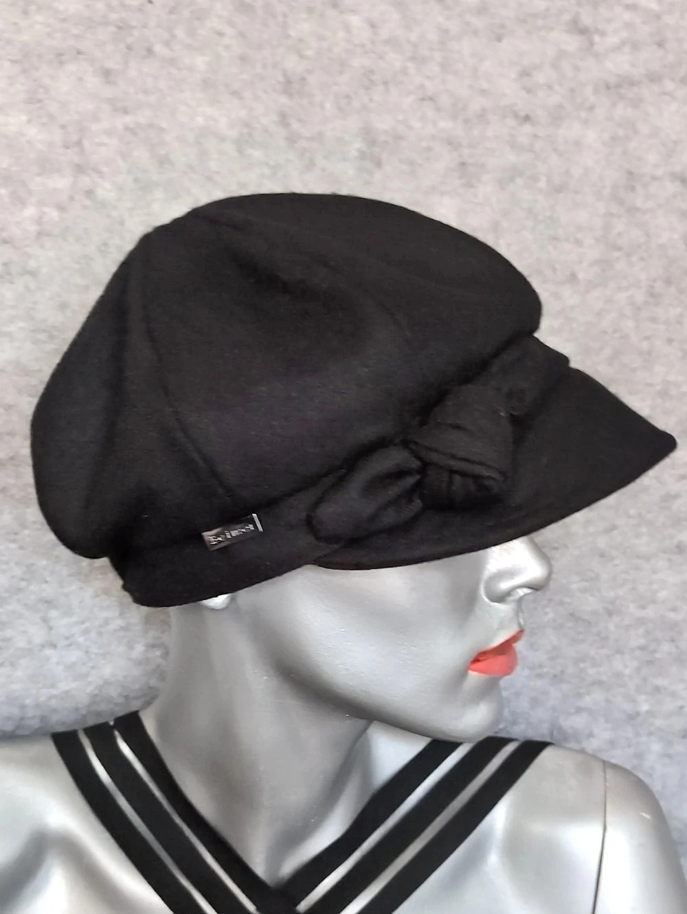 Betmar Adeley Newsboy Cap Black